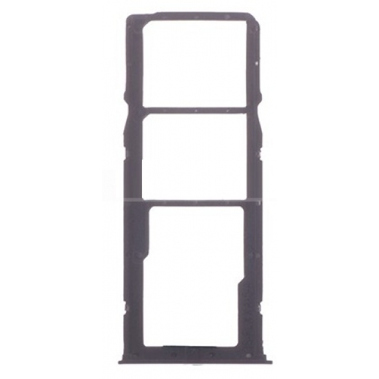 Huawei Y9 2018 Sim SD Card Tray Replacement Black Cellspare